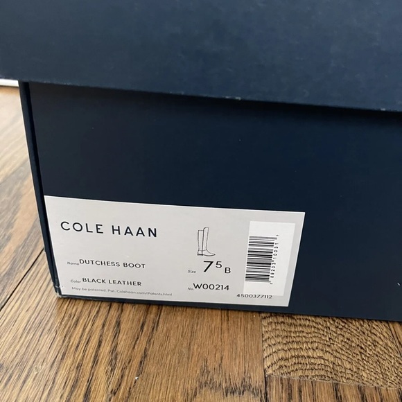 Cole Haan Rockland Women's Black Tall Boot Sz 7.5 - Picture 8 of 8